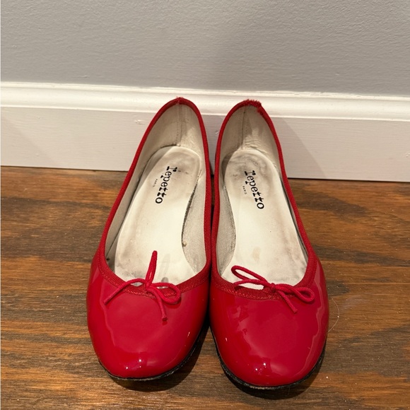 Repetto Patent Red Ballet Flats (Camille) - Picture 2 of 6